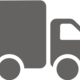 Icon of truck representing shipment tracking